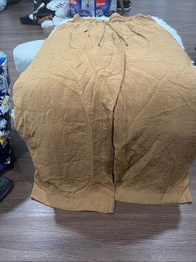 a new day Olive-Tan Elastic Waist Pants